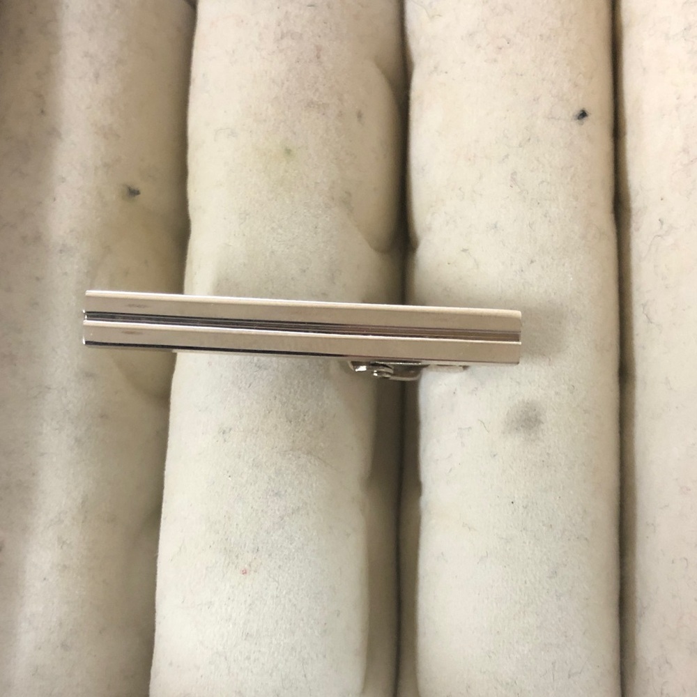 Silver Tie Clip